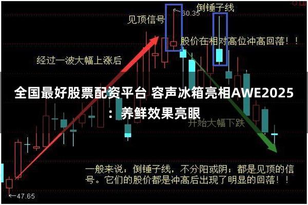 全国最好股票配资平台 容声冰箱亮相AWE2025：养鲜效果亮眼