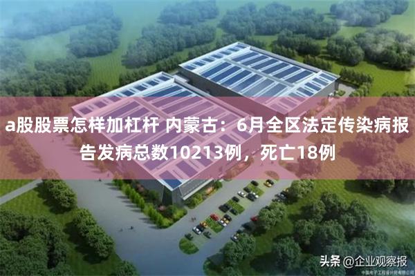 a股股票怎样加杠杆 内蒙古：6月全区法定传染病报告发病总数10213例，死亡18例