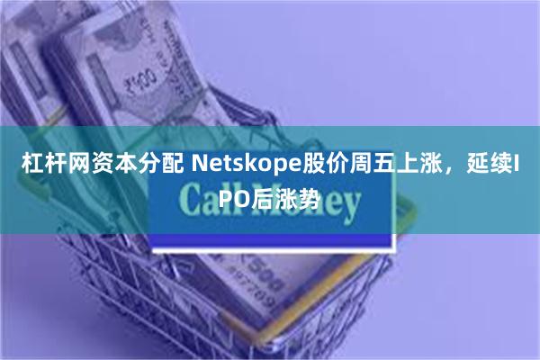 杠杆网资本分配 Netskope股价周五上涨，延续IPO后涨势